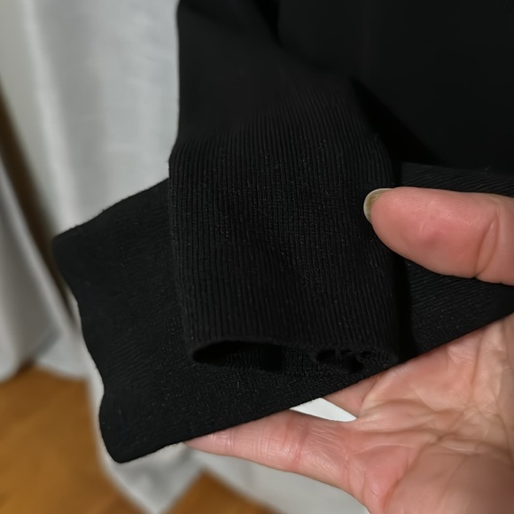 Ann Taylor Black Mock Neck Sweater-Button Detail @ Neck-Sz S Petite-Viscose-EUC - Picture 9 of 16